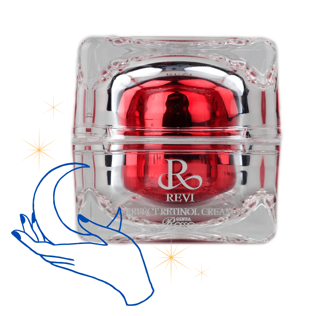 寝ている間に肌改善！夜専用贅沢クリーム【REVI（ルヴィ）レチノール