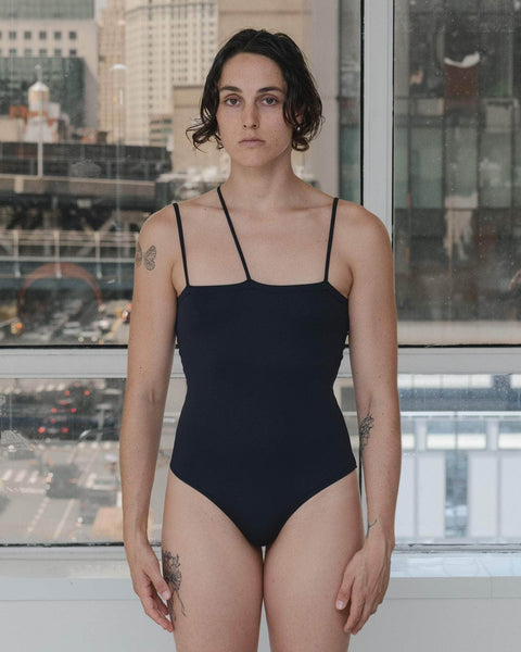 Nalaナラ Shirringswiminnerwearスイムウェア ブラック Nalaナラ