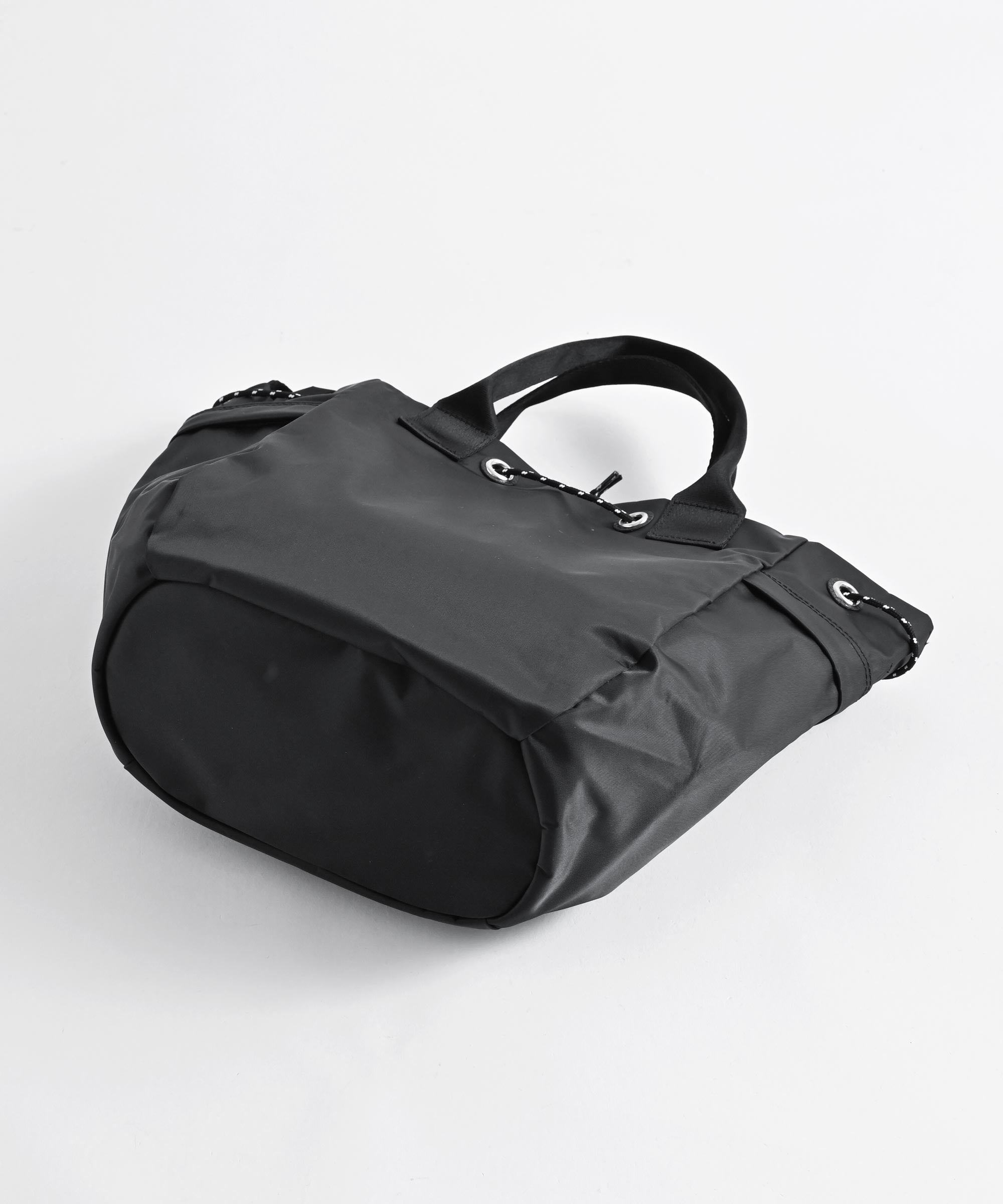 Ampersand/アンパサンド】drawstring 2way ナイロントートバッグ