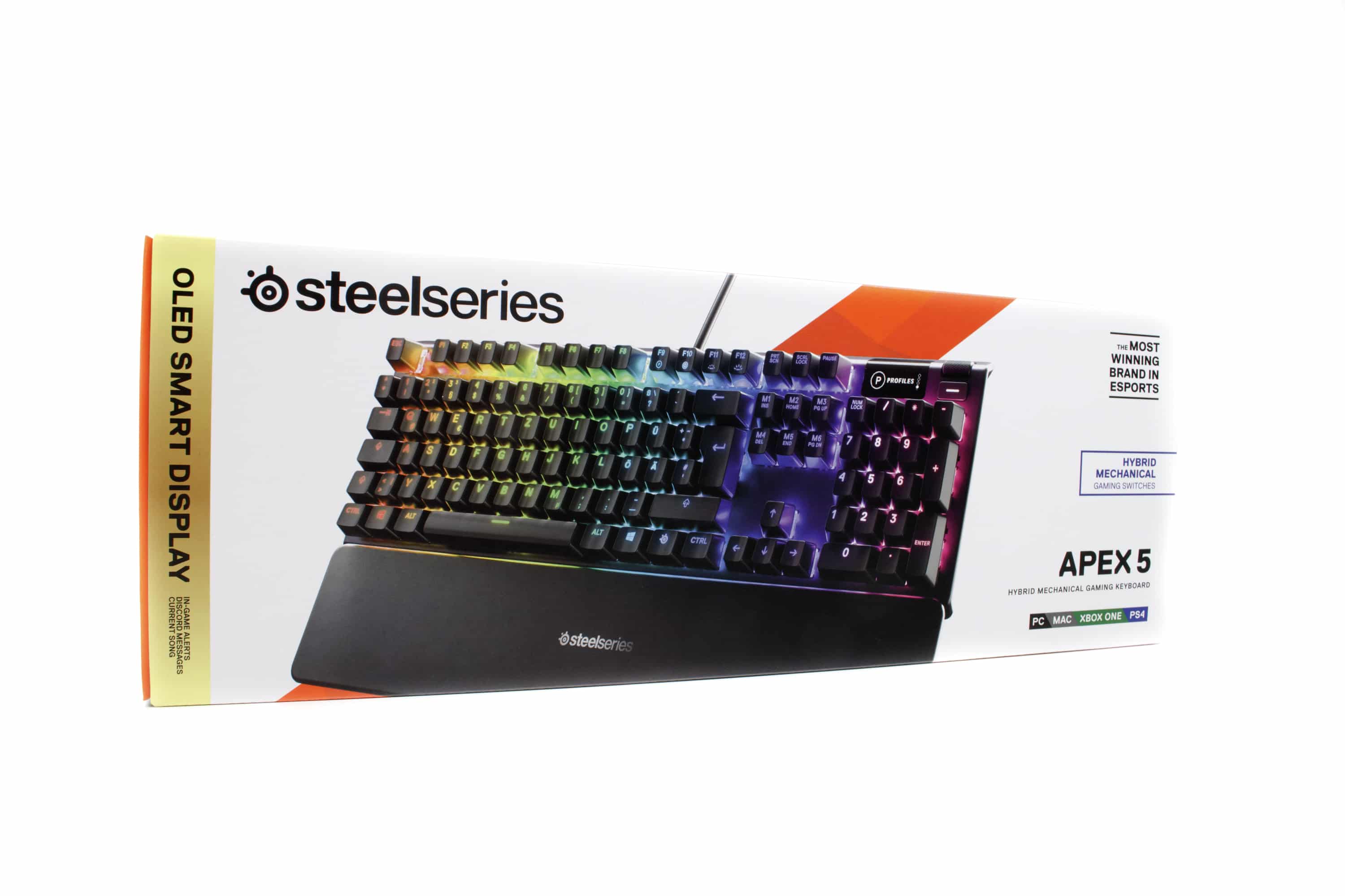 SteelSeries Apex 5 - die mechanische Rubberdome-Tastatur im Test