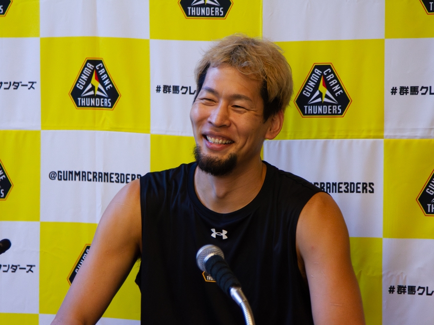 群馬クレインサンダーズで再起を誓う谷口大智「自分の色を出しながら