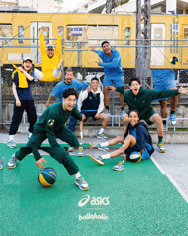 ballaholicがASICSとのコラボシューズを発表、3月6日に先行販売を開始