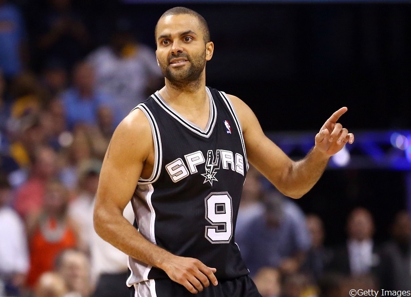 スパーズが4度の優勝に大きく貢献したトニー・パーカーの背番号9を永久