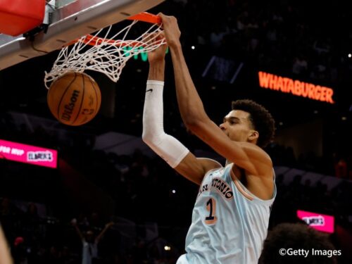 NBA通算100試合目前のウェンバンヤマ…シャック、カリーを上回る記録の