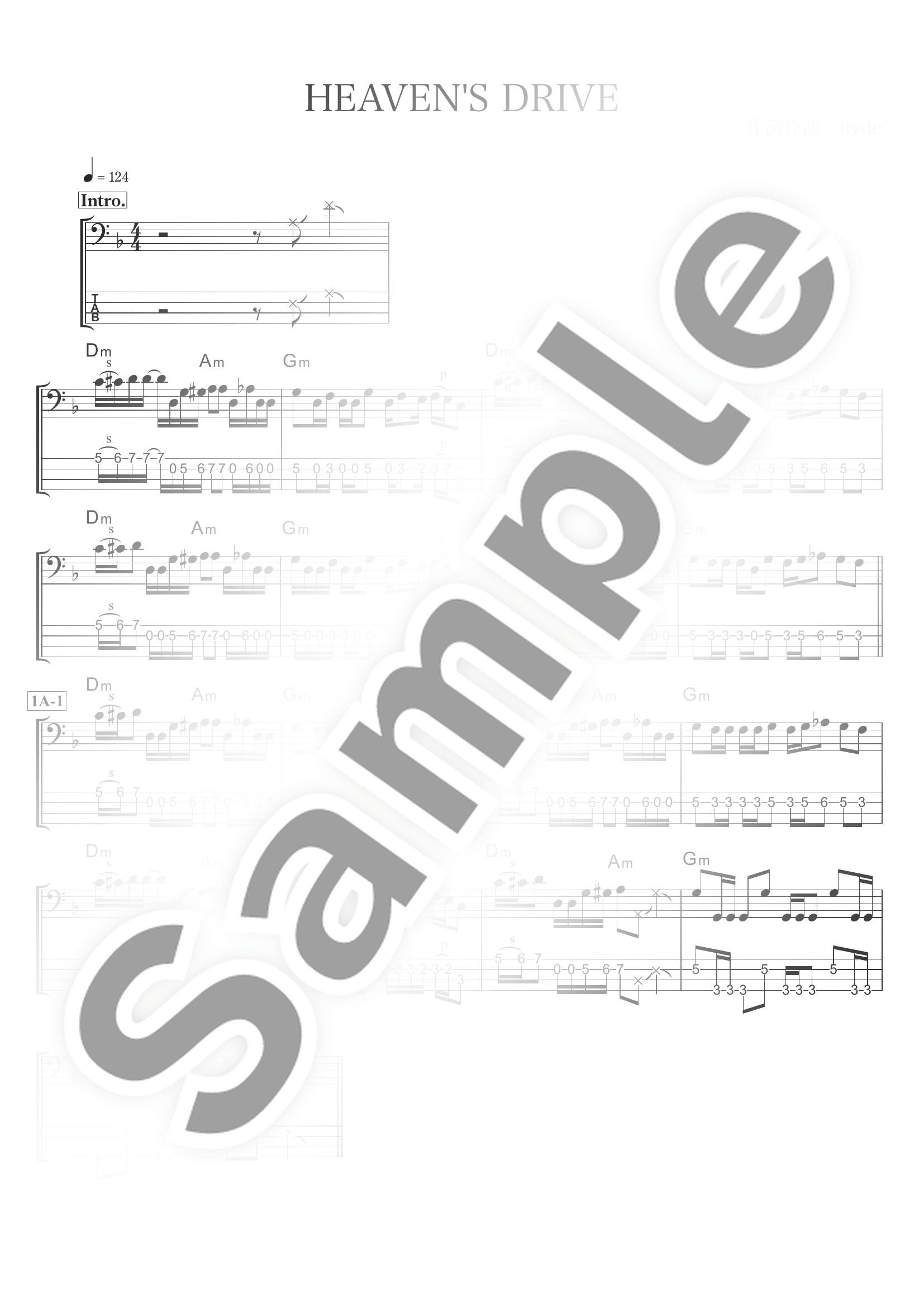 HEAVEN'S DRIVE】ベースTAB｜難易度・弾き方・練習方法まとめ（L'Arc