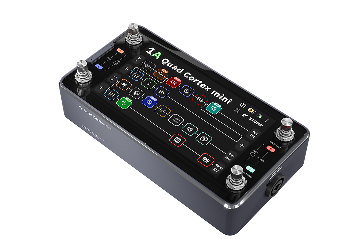 Neural DSP、”Quad Cortex mini”を発表 フラッグシップの性能を継承し