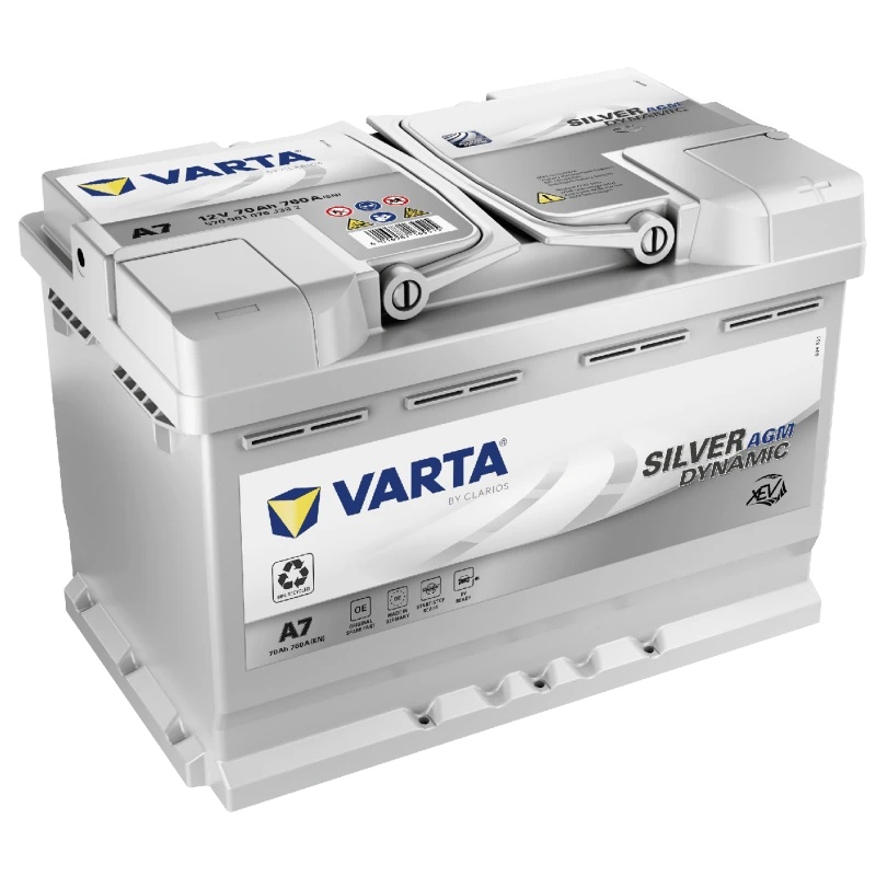 Varta Silver Dynamic A7 (E39) AGM 12v 70Ah 760CCA Type 096 Car