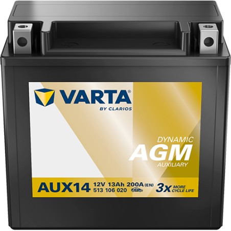 Varta AUX14. Batería auxiliar para coche Varta 13Ah 12V