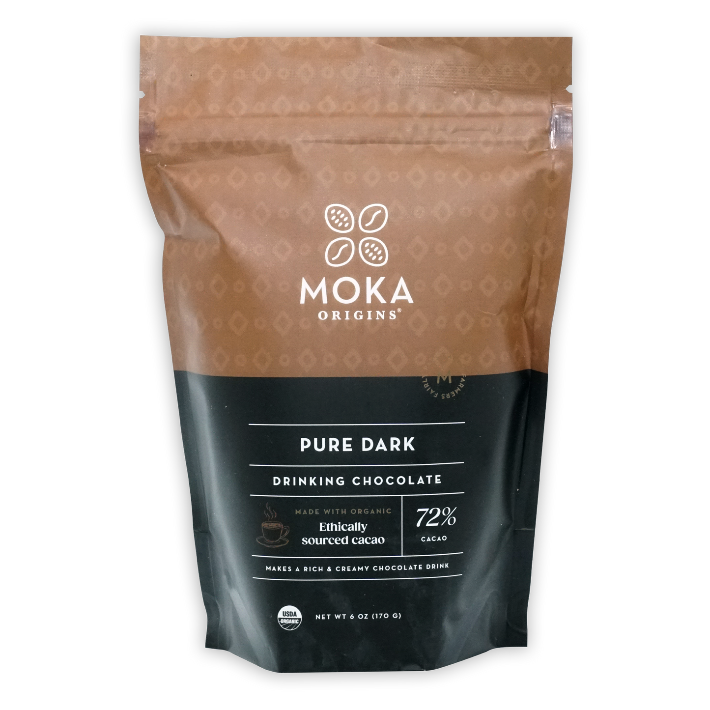 Moka Drinking Chocolate Dark 72% – Bar & Cocoa