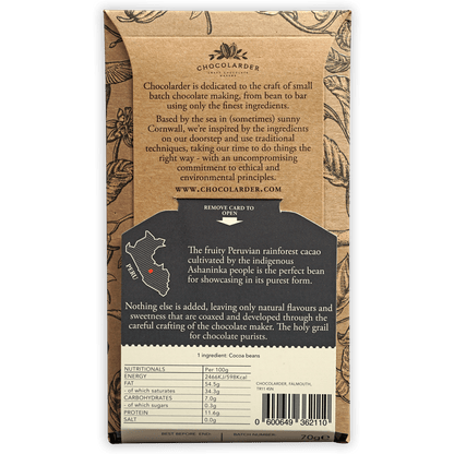 Chocolarder Pure Dark 100% – Bar & Cocoa