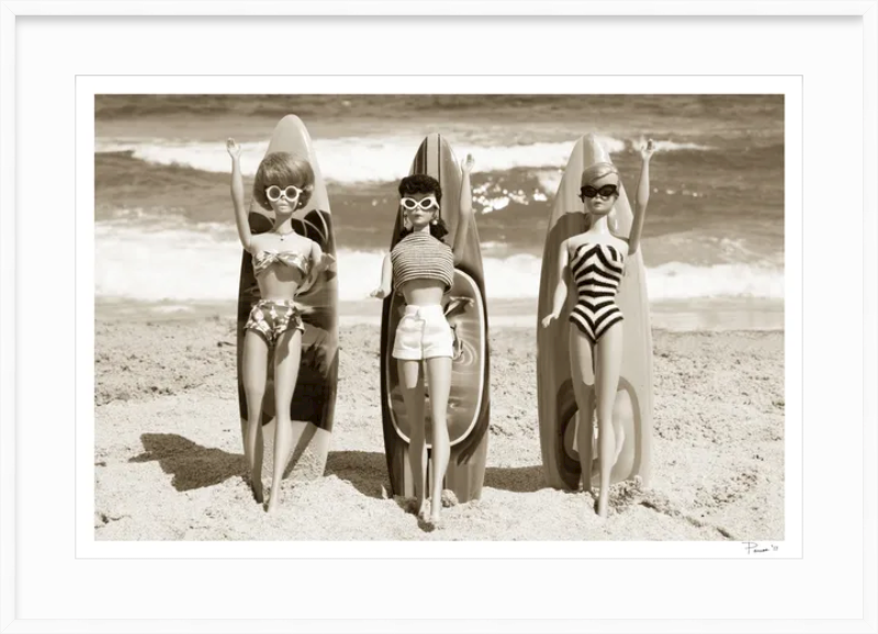 Surf Girls - Sepia – Barbie and Ken Photos