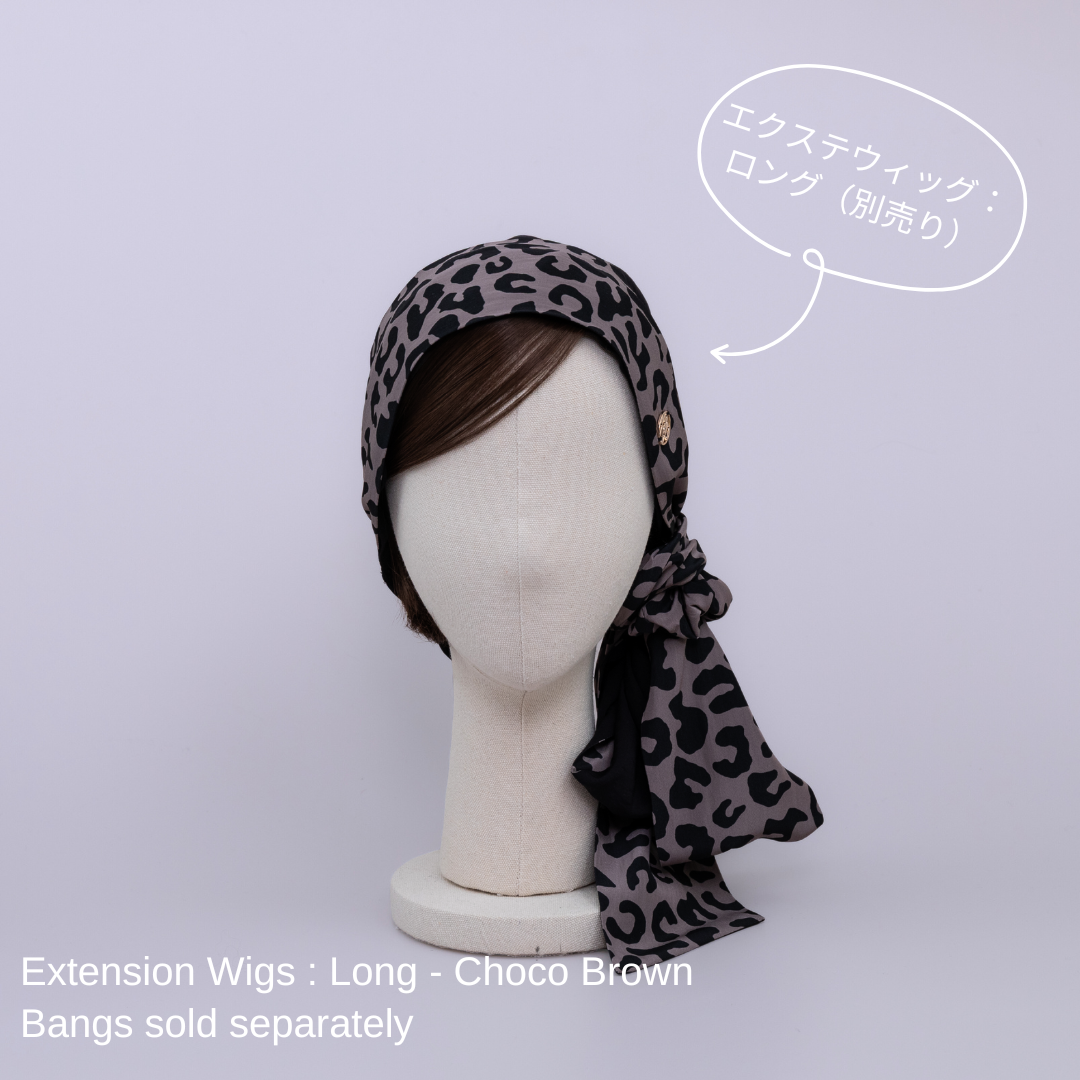 SCARF HAT (M) / Leopard - Black – BAREN（バレン）