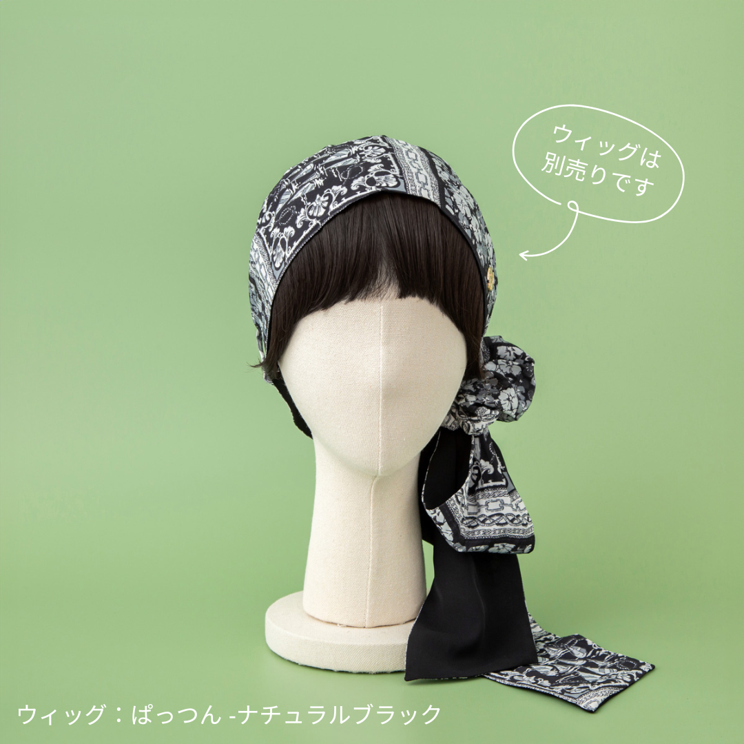 SCARF HAT (M) / Marine-Black – BAREN（バレン）