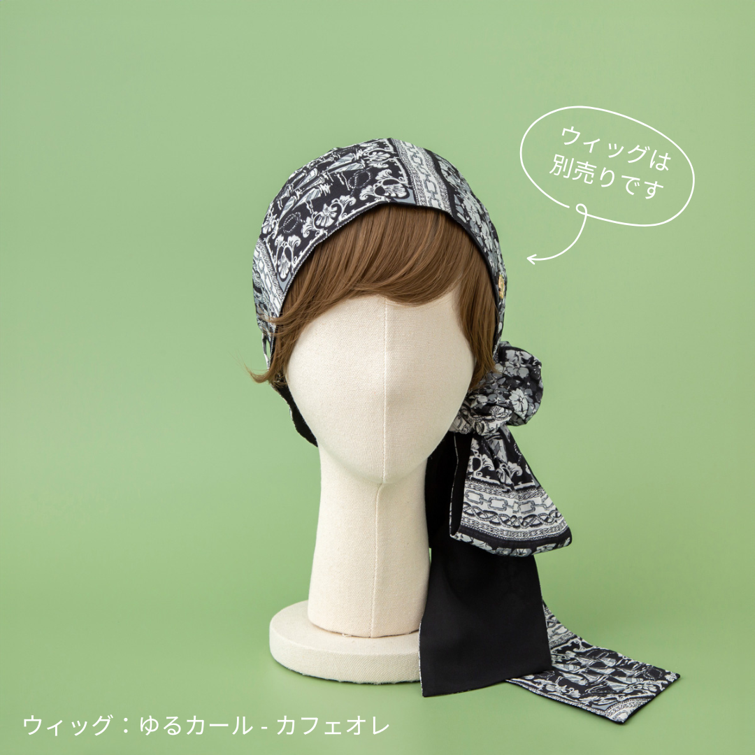 SCARF HAT (M) / Marine-Black – BAREN（バレン）