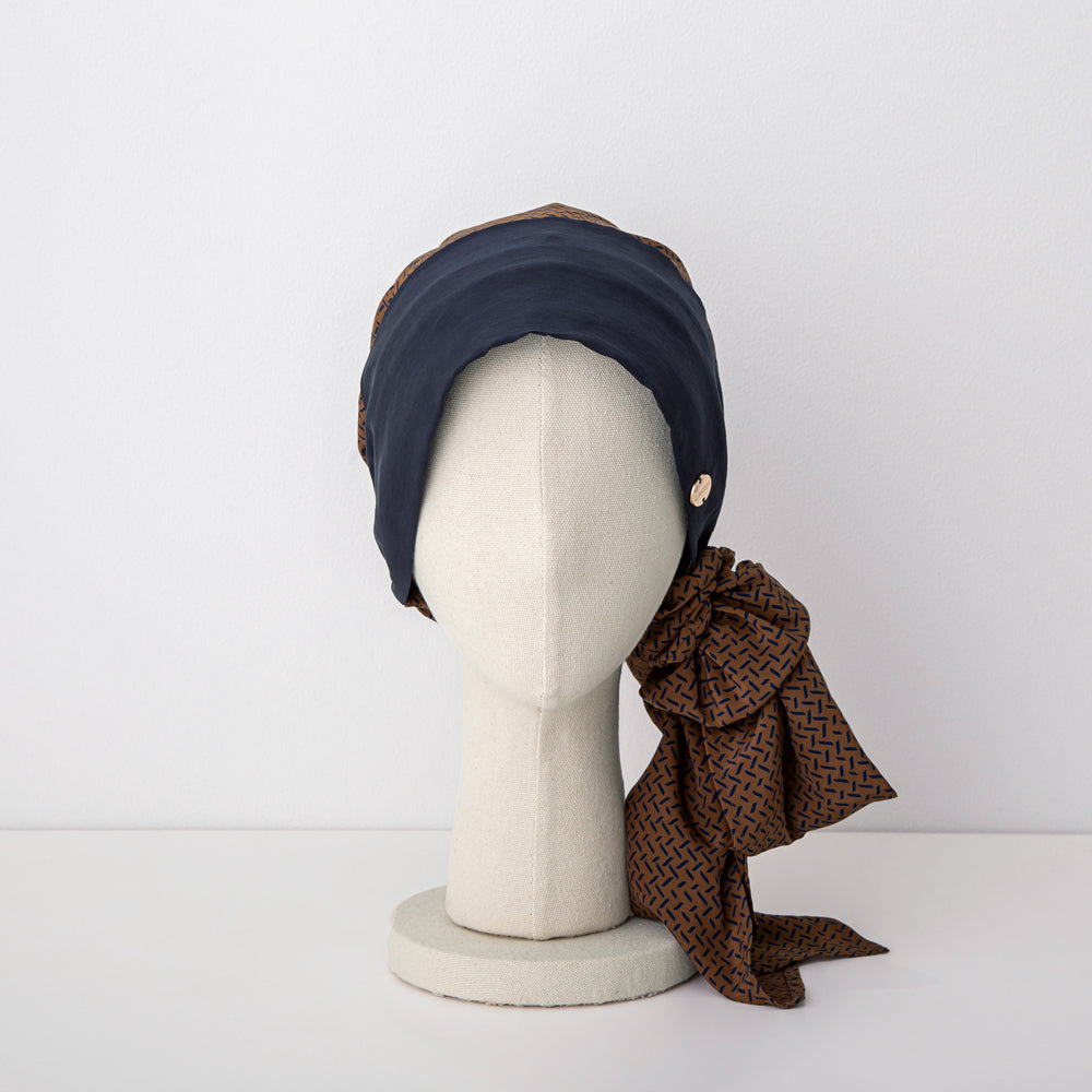 SCARF HAT (M) / Antique-Brown – BAREN（バレン）