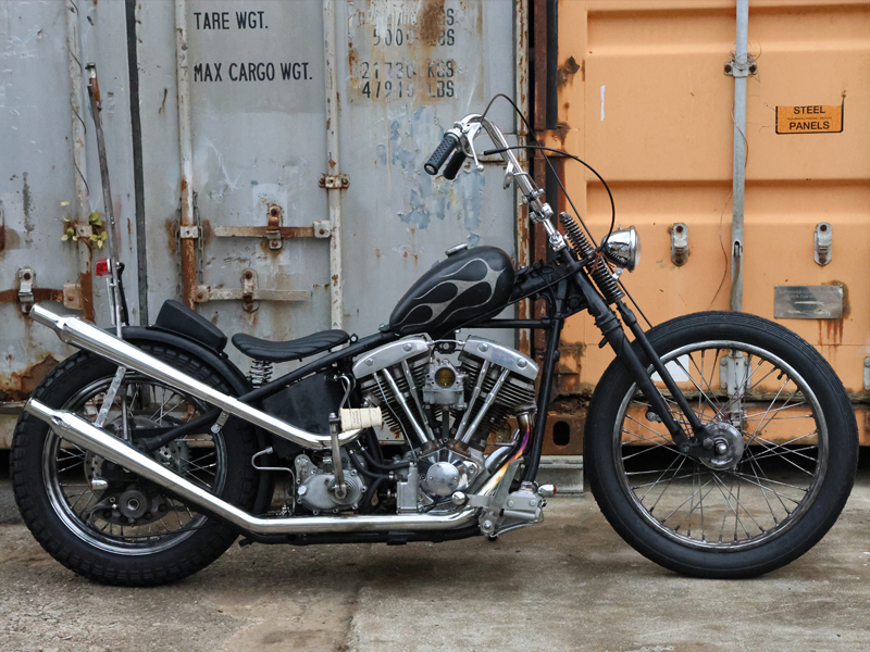 ケニー ドラックパイプ ドラッグパイプ ショベルヘッド アップスイープ