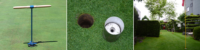 国産ホールカッター センタースパイク付 ゴルフ | 芝生のことなら