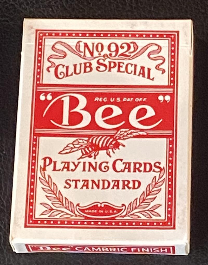 MGM Grand Hotel Las Vegas Casino RARE Vintage Bee Playing (Red