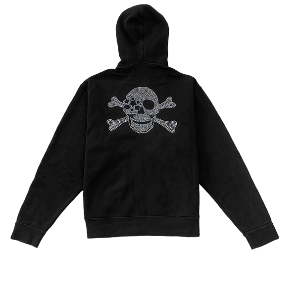 BLACK TSHIRTS WHIT SWAROVSKI AB CRYSTAL MADE IN USA