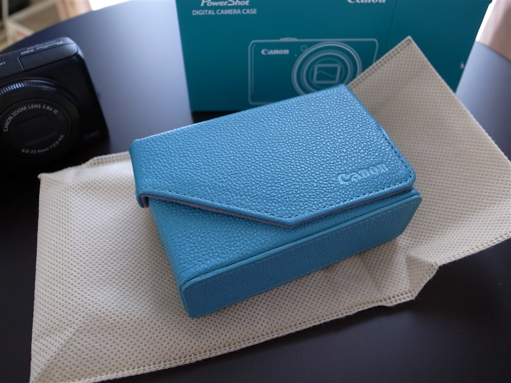 ソフトケース（ターコイズブルー）が到着しました。』 CANON PowerShot