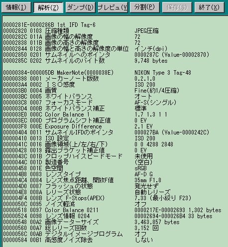 総ショット数の確認方法』 ニコン D5000 ボディ のクチコミ掲示板