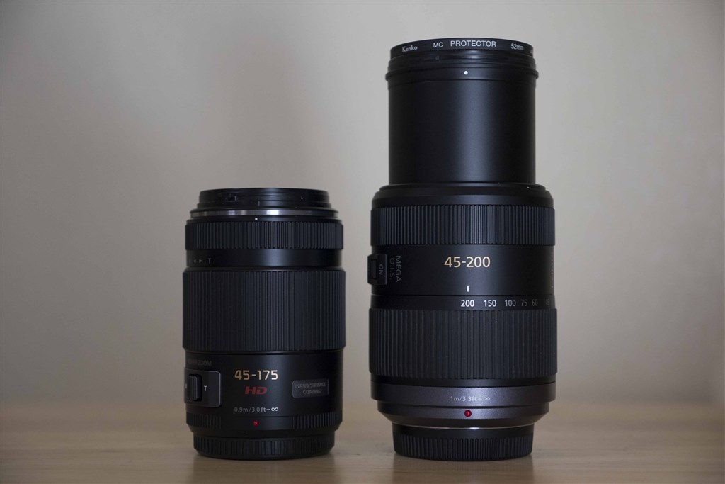 45-200との比較』 パナソニック LUMIX G X VARIO PZ 45-175mm/F4.0-5.6