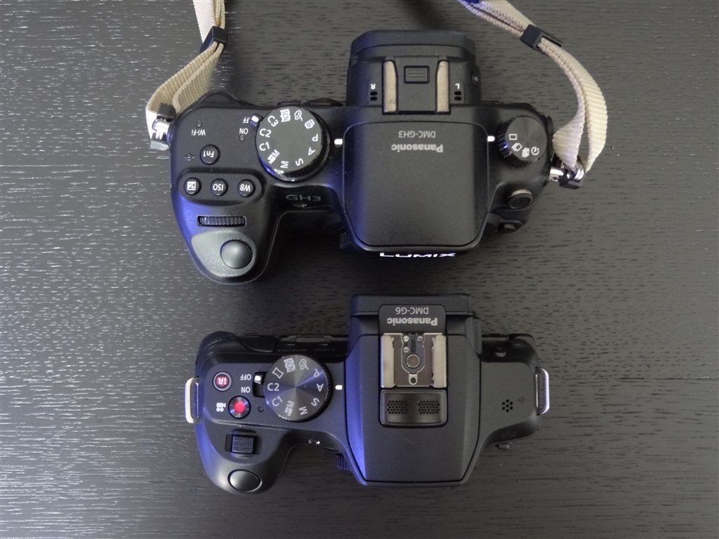 GH3との外観比較』 パナソニック LUMIX DMC-G6H 標準ズームレンズ
