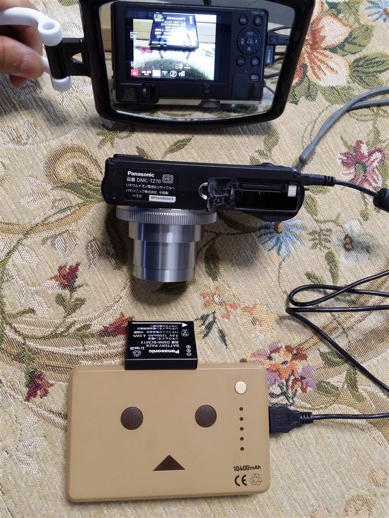 モバイルバッテリーが使用できるものがほしい。』 パナソニック LUMIX