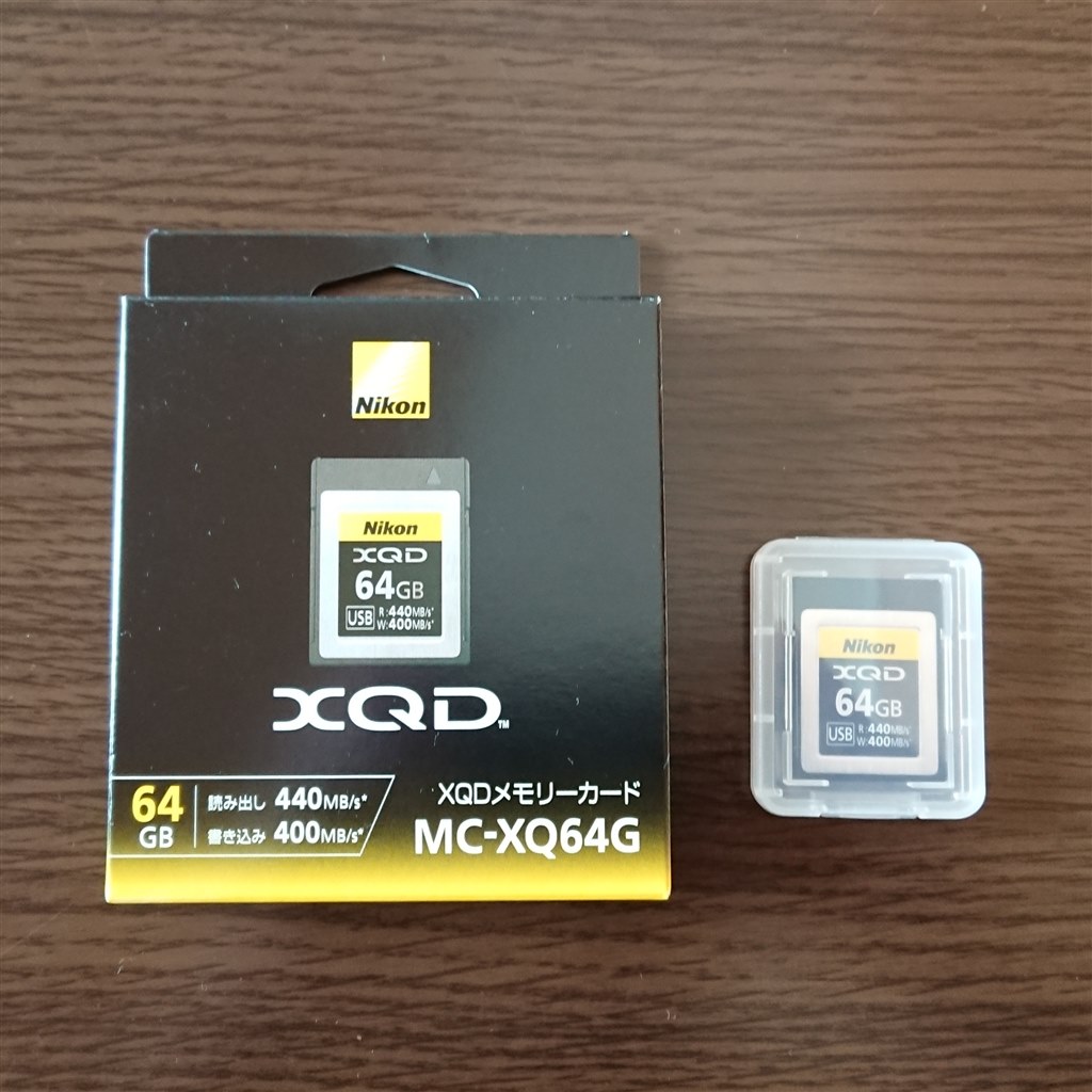 XQDはSDに比べて容量が少ないのですか？』 ニコン MC-XQ64G [64GB] の