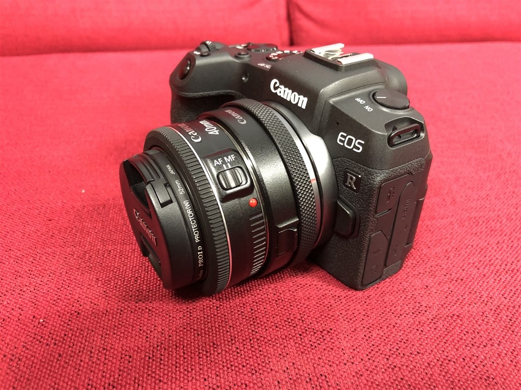 とりあえず、EFレンズ装着のサイズ感』 CANON EOS RP マウント