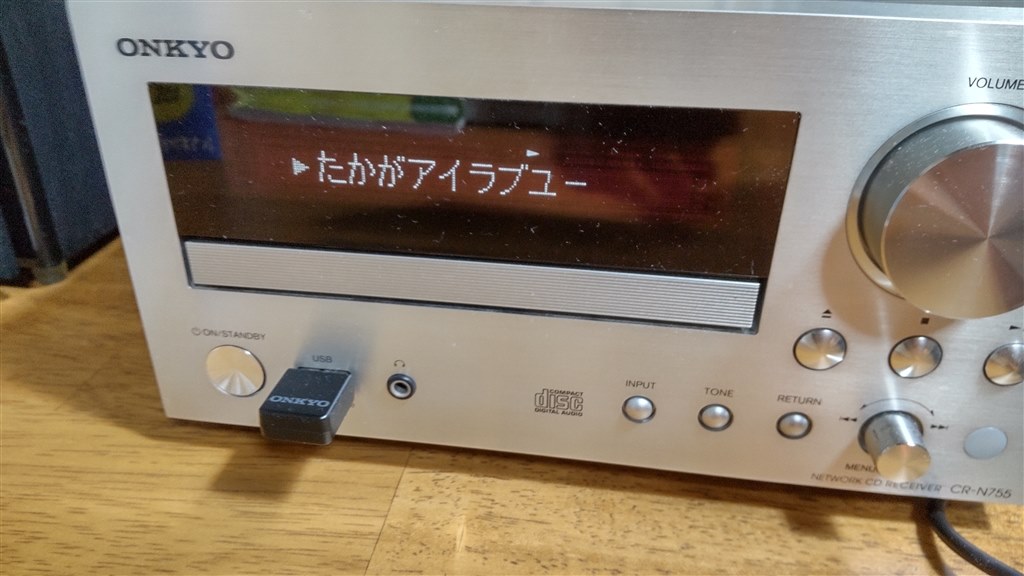 ONKYO CR-N755 ミニコンポ 液晶表示接触悪い ONKYO CR-N755 ミニコンポ