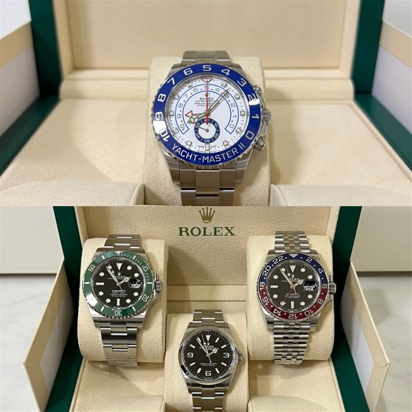 ロレックス ヨットマスター II 116680 [オイスターブレスレット 白針