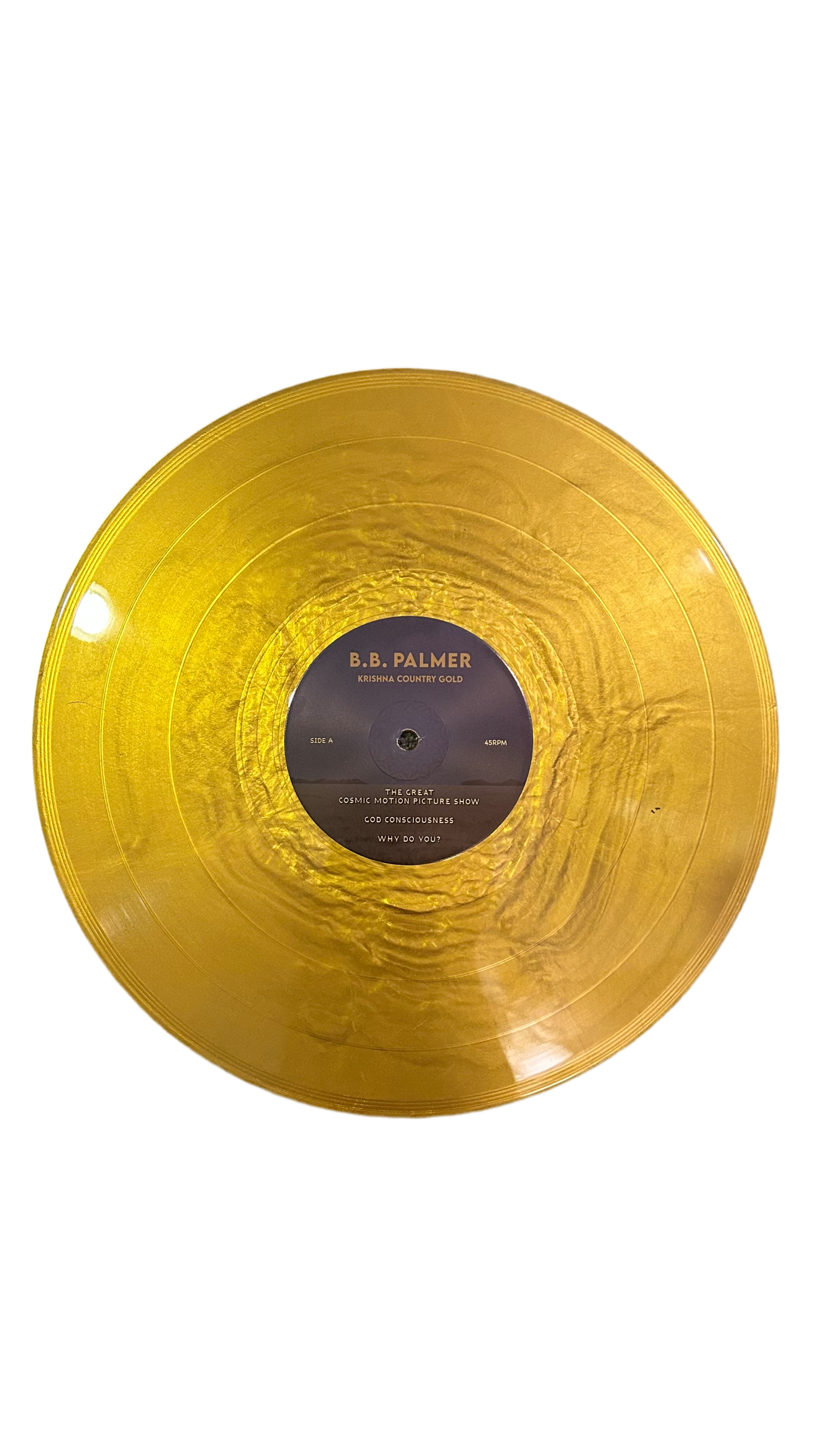 Limited Edition Gold Plated “Krishna Country Gold” Vinyl EP – B.B.