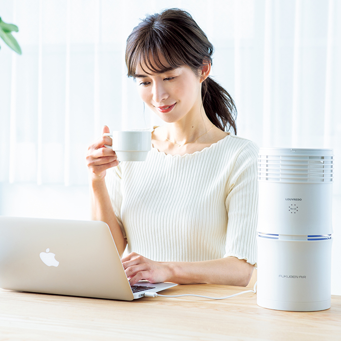 ウイルス・におい対策に】持ち運びできる最先端空気清浄機【復元エアー