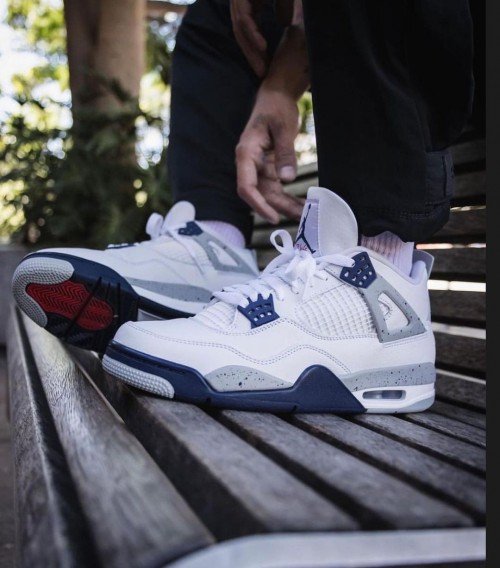 Benzer Shoes | Air Jordan Retro 4 Midnight Navy GS
