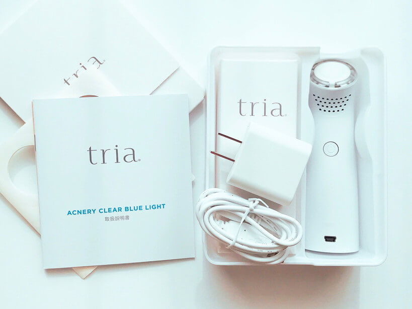 美品」TRIA 自宅ニキビケア blue light 美品」TRIA 自宅ニキビケア