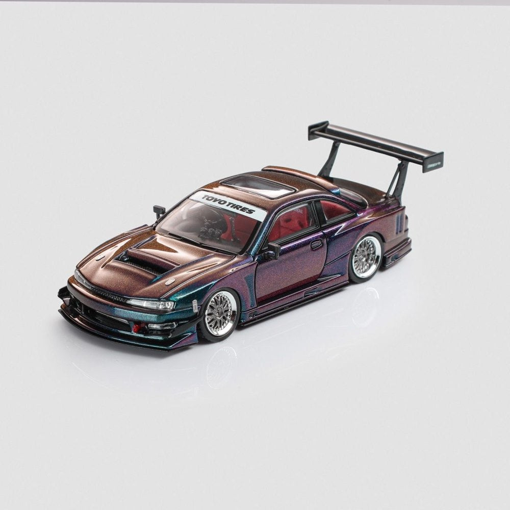 MORTAL 1/64 日産 シルビア S14 GT-SPEC V2 ブラック New In Stock
