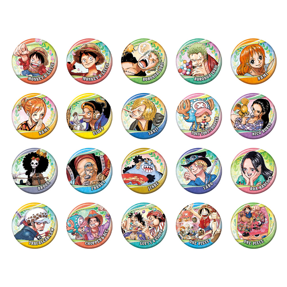 18. ミートザワンピース ミニ 缶バッジ ONE PIECE 18. ミートザ