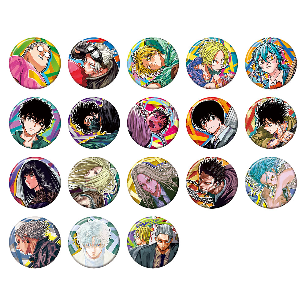 サカモトデイズ 南雲 デコレ缶 デコレクション缶バッジ 15点 SAKAMOTO