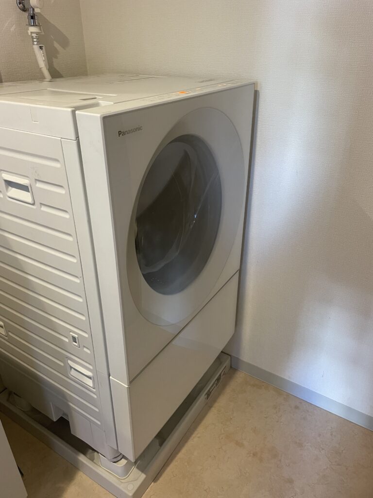 Panasonic NA-VG750R引越し先脱衣所入口にドラム式洗濯機入らない為