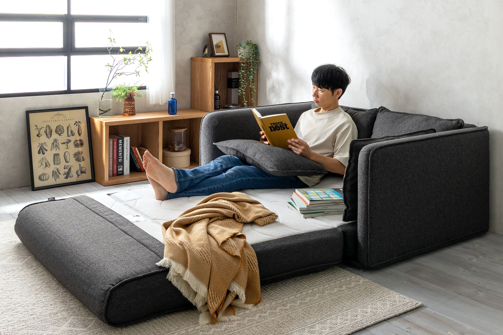 サーフ□Koalaコアラマットレス コアラソファベッド シングル1.5人掛