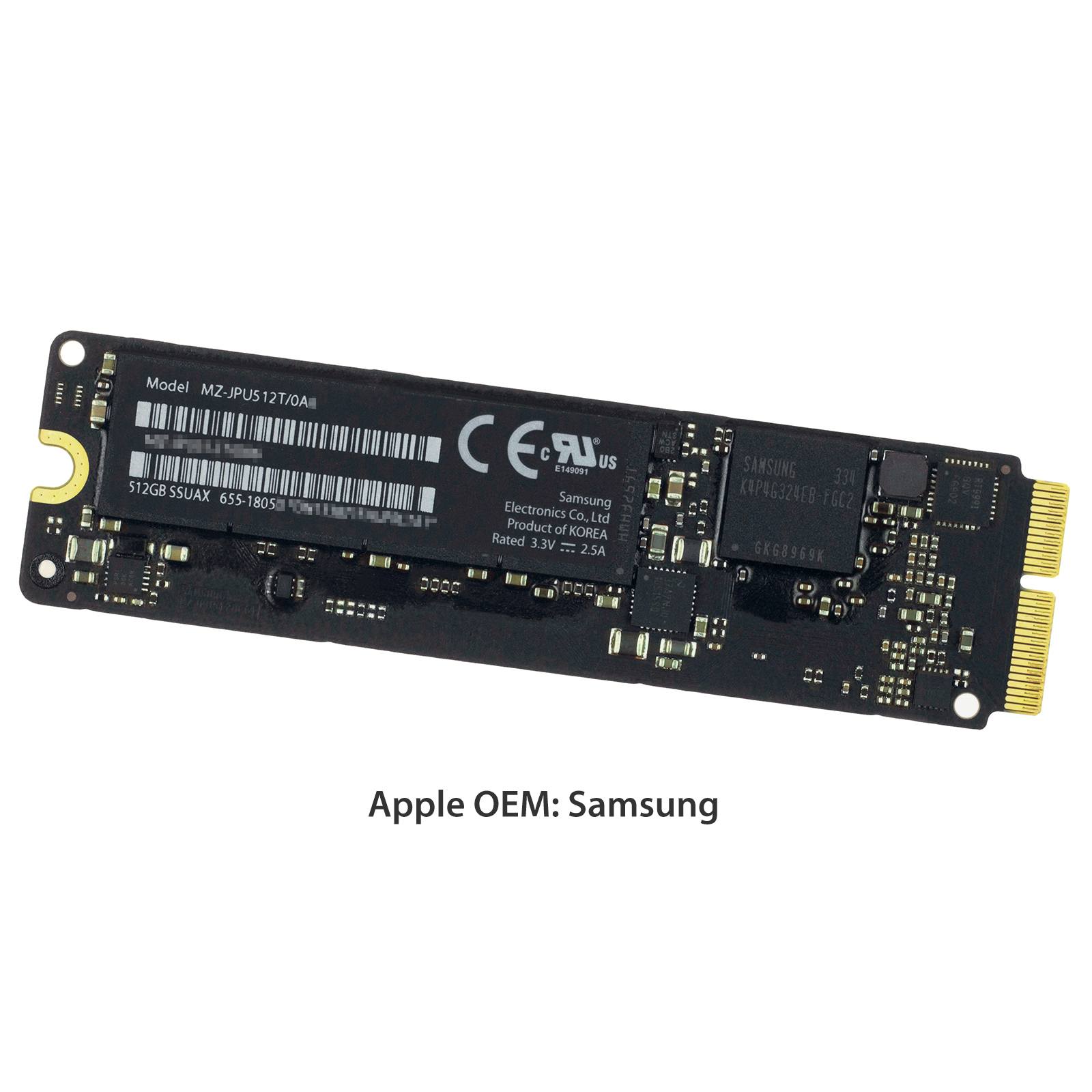 PCIe SSD - Apple MacBook Air 11″ A1465, 13″ A1466 (2013-2014)