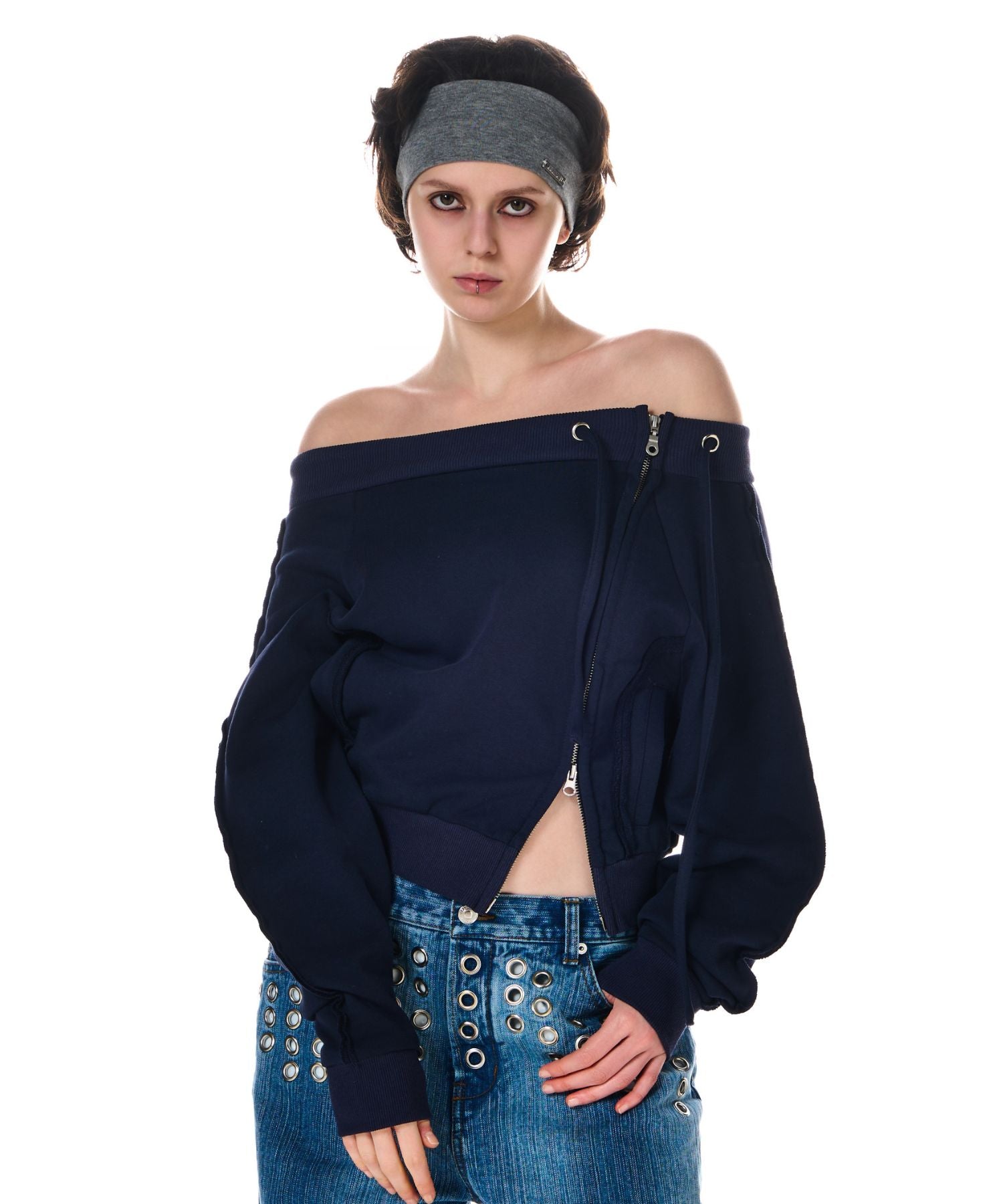 OFF SHOULDER SIDE ZIP TOPS – BEEDEN