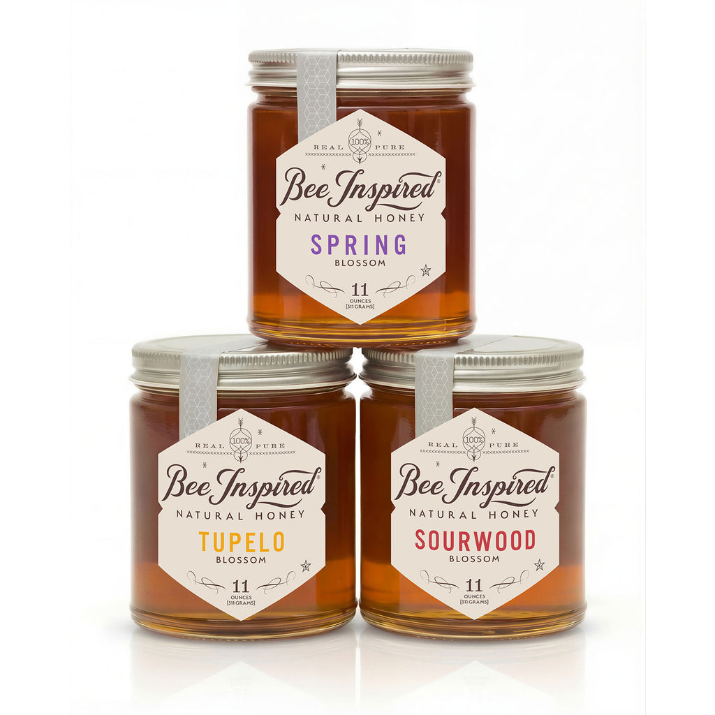 Honey Royale Gift Set - Premium Honey Trio | Bee Inspired Goods