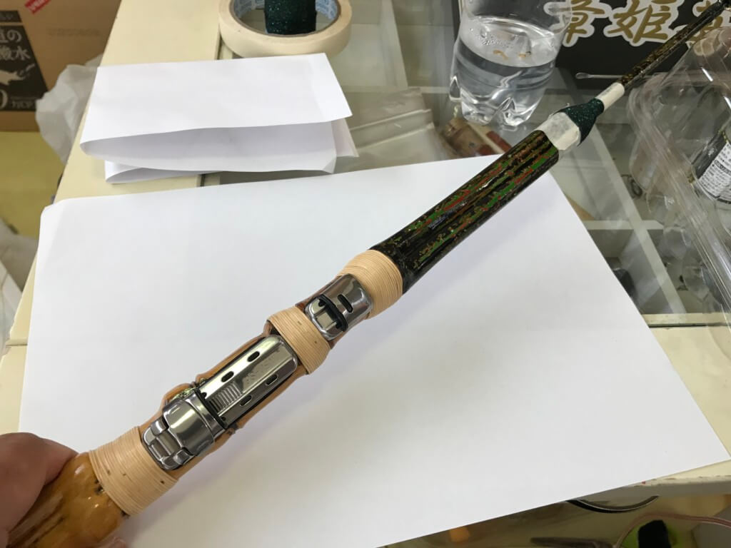 布袋竹とグラスソリッドで伊勢海老竿を作ろう♪【リールシートやロッド