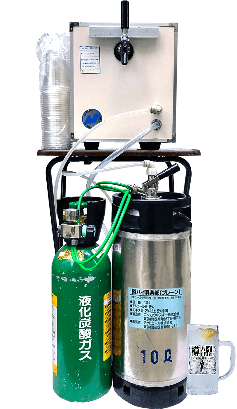 キャンプ場で生ビール!? 氷冷式ビールサーバーで夏フェス気分を演出