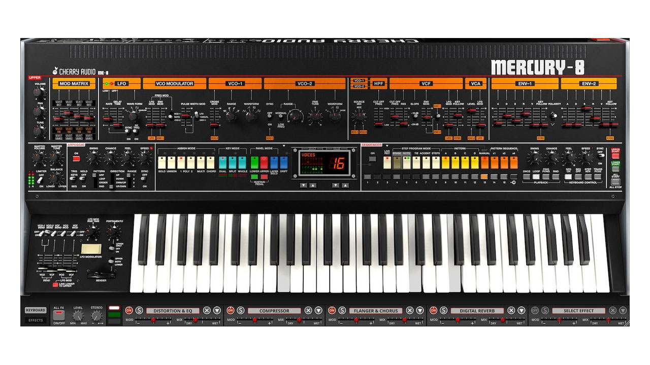 Cherry Audio Mercury-8 Synthesizer - beatcloud - DTM,DAW,プラグ