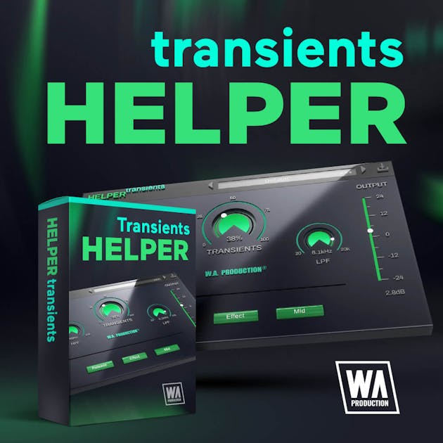 W. A. Production HELPER Transients 2 - beatcloud - DTM,DAW,プラグ