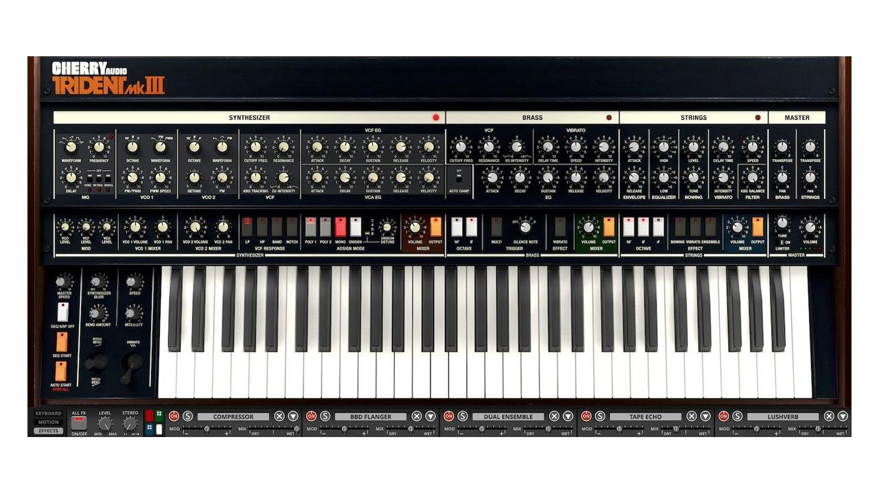 Cherry Audio Trident Mk III Synthesizer - beatcloud - DTM,DAW