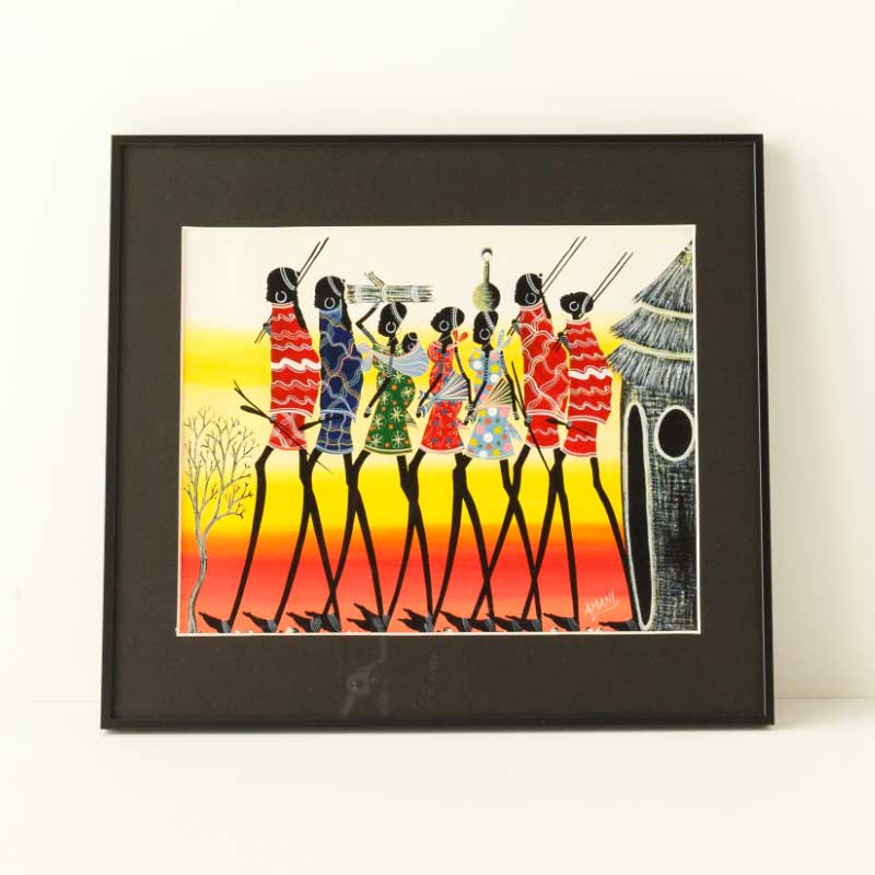 アフリカンアート30 / 7人のレディ | ボー・デコール オンラインショップ